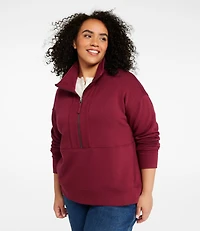 Women's CloudSoft Top, Half-Zip Pullover