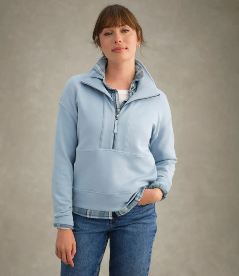 Women's CloudSoft Top, Half-Zip Pullover