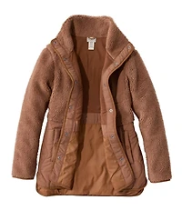 Women's Bean's Mixed Media Sherpa Fleece Jacket