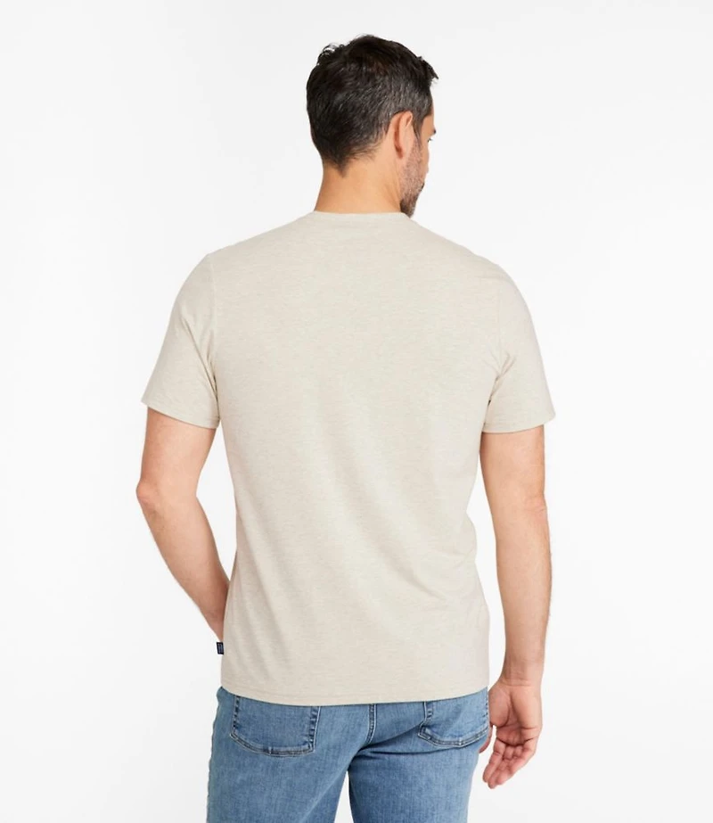 Men's Comfort Stretch Performance® Pima Tee, Short-Sleeve Without Pocket