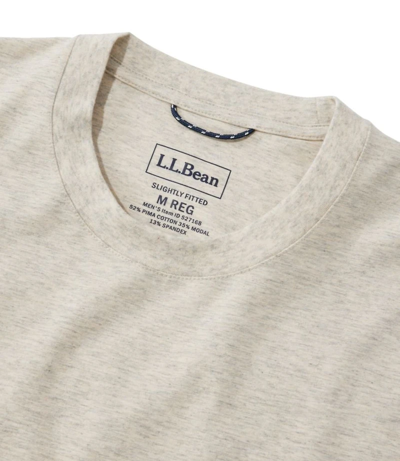 Men's Comfort Stretch Performance® Pima Tee, Short-Sleeve Without Pocket