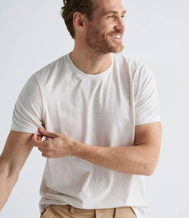 Men's Comfort Stretch Performance® Pima Tee, Short-Sleeve Without Pocket