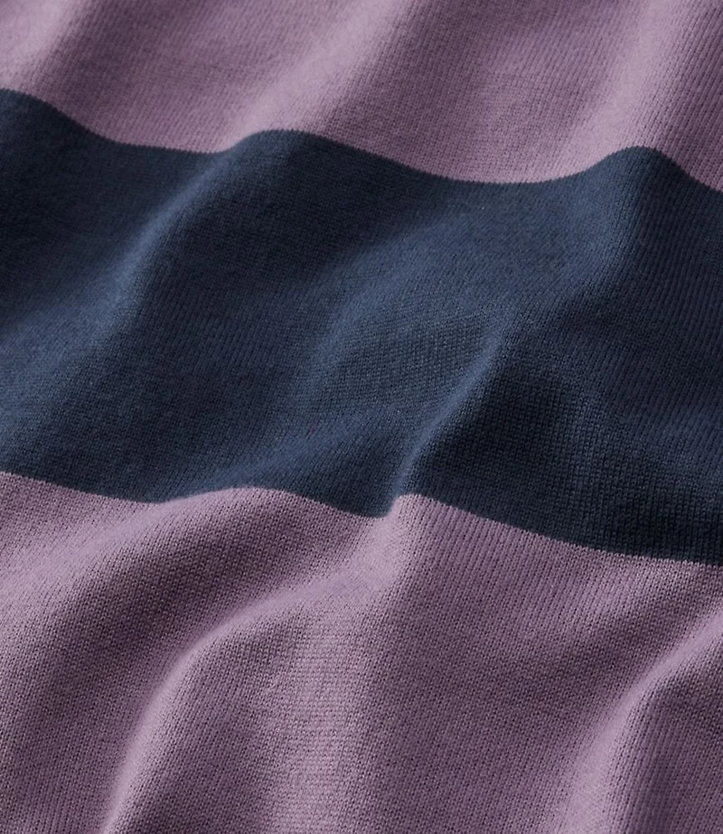 Men's Bean's Vintage Soft Rugby, Mockneck, Stripe