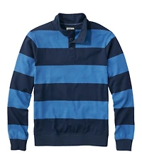 Men's Bean's Vintage Soft Rugby, Mockneck, Stripe