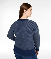 Women's Wicked Soft Cotton/Cashmere Crewneck Sweater, Pattern