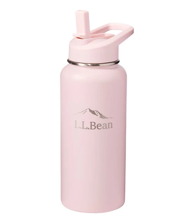 Bean Canteen Insulated Straw Water Bottle, 32 oz.