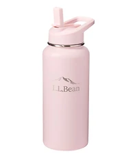 Bean Canteen Insulated Straw Water Bottle, 32 oz.
