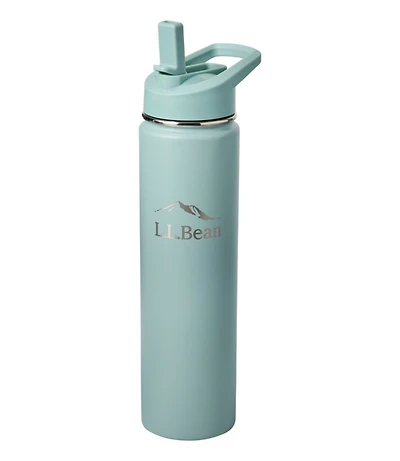 Bean Canteen Insulated Straw Water Bottle, 25 oz.