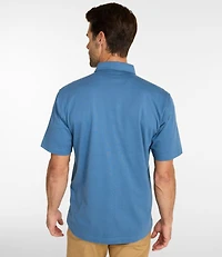 Men's Carefree Unshrinkable Polo, Short-Sleeve, Without Pocket