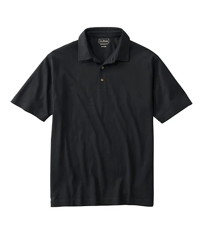Men's Carefree Unshrinkable Polo, Short-Sleeve, Without Pocket