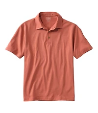 Men's Carefree Unshrinkable Polo, Short-Sleeve, Without Pocket