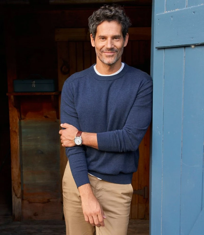 Men's All Seasons Cotton Blend Sweater