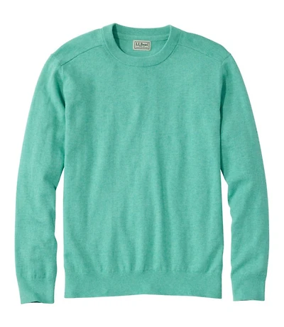 Men's All Seasons Cotton Blend Sweater, Crewneck