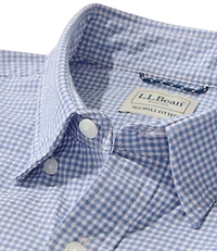 Men's Comfort Stretch Performance® Seersucker Shirt, Long-Sleeve, Slightly Fitted Untucked Fit, Plaid