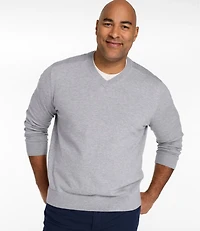 Men's All Seasons Cotton Blend Sweater, V-Neck