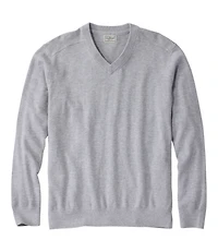 Men's All Seasons Cotton Blend Sweater, V-Neck