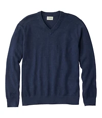 Men's All Seasons Cotton Blend Sweater, V-Neck