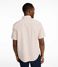 Men's Comfort Stretch Performance® Seersucker Shirt, Short-Sleeve, Slightly Fitted Untucked Fit