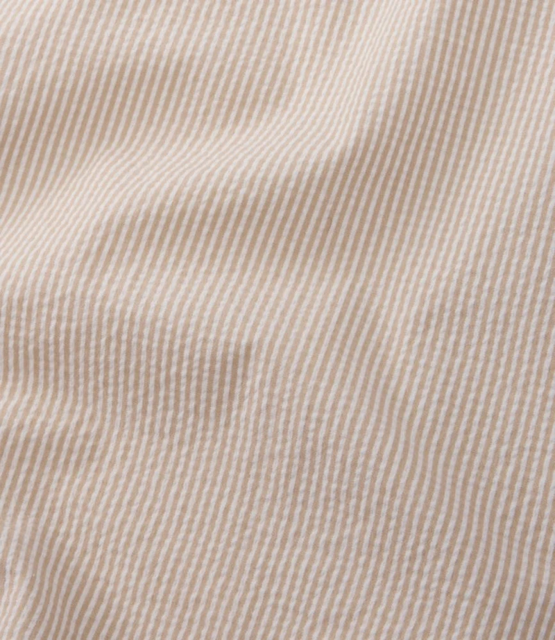 Men's Comfort Stretch Performance® Seersucker Shirt, Short-Sleeve, Slightly Fitted Untucked Fit