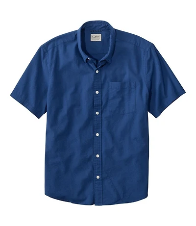 Men's Comfort Stretch Performance® Seersucker Shirt, Short-Sleeve, Slightly Fitted Untucked Fit