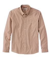 Men's Comfort Stretch Performance® Chambray Shirt, Long-Sleeve, Slightly Fitted Untucked Fit