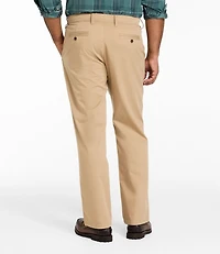 Men's Sunwashed Khaki Pants, Standard Fit, Straight Leg