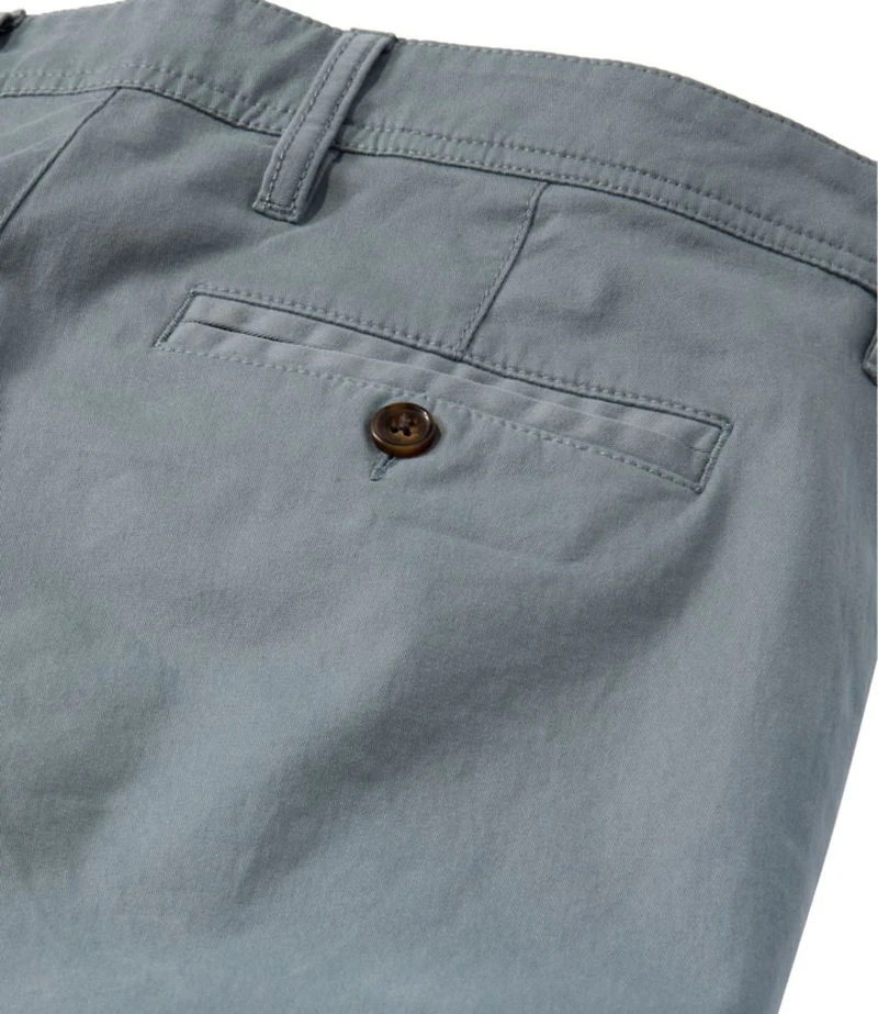 Men's Sunwashed Khaki Pants, Standard Fit, Straight Leg