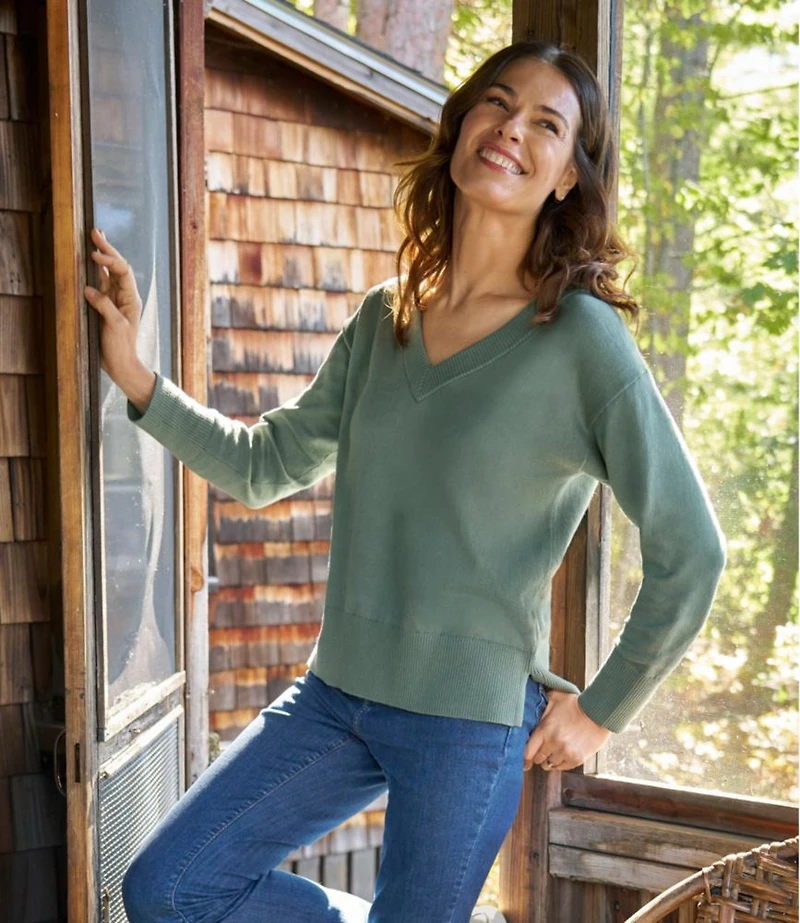 Women's Cotton/Cashmere Sweater