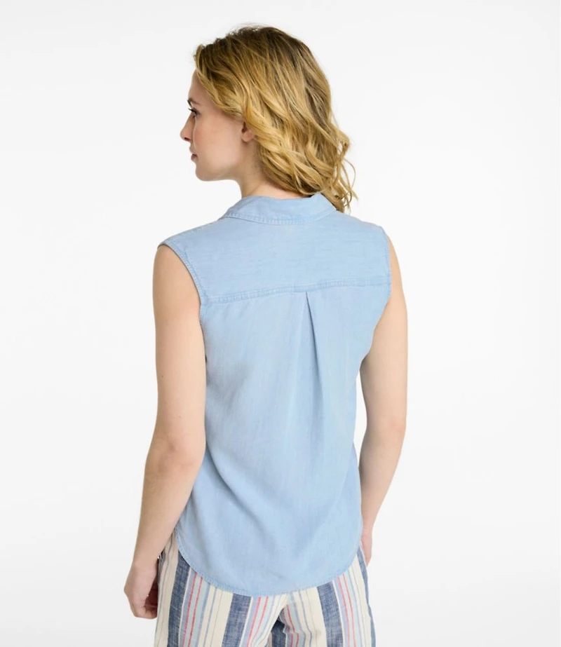 Women's Soft-Washed Sleeveless Shirt