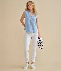 Women's Soft-Washed Sleeveless Shirt