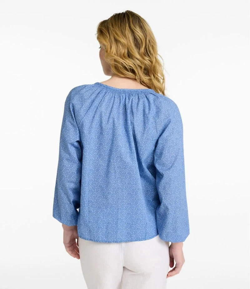 Women's Whisperweight Poplin Shirt, Long-Sleeve