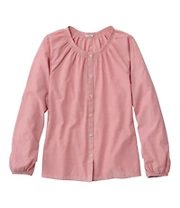 Women's Whisperweight Poplin Shirt, Long-Sleeve