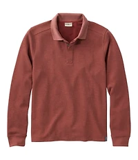 Men's Mountainside Micro Waffle Polo, Long-Sleeve