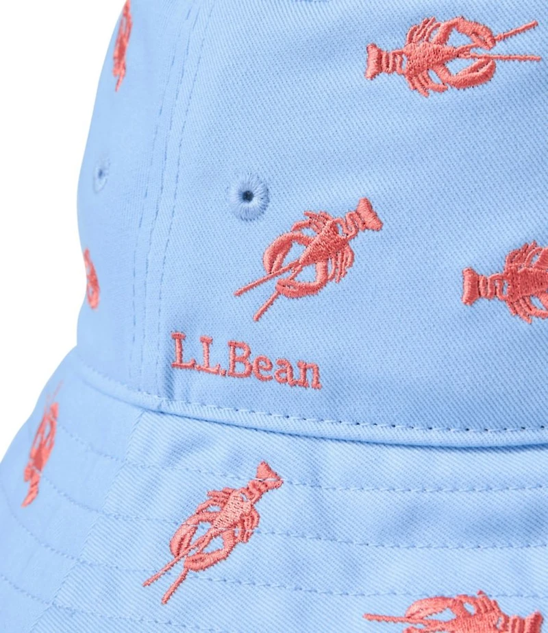 Adults' Cotton Motif Bucket Hat