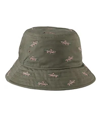 Adults' Cotton Motif Bucket Hat
