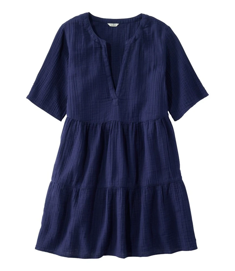 Women's Cloud Gauze Cover-Up Tiered Dress