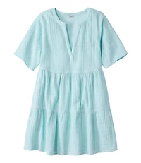 Women's Cloud Gauze Cover-Up Tiered Dress