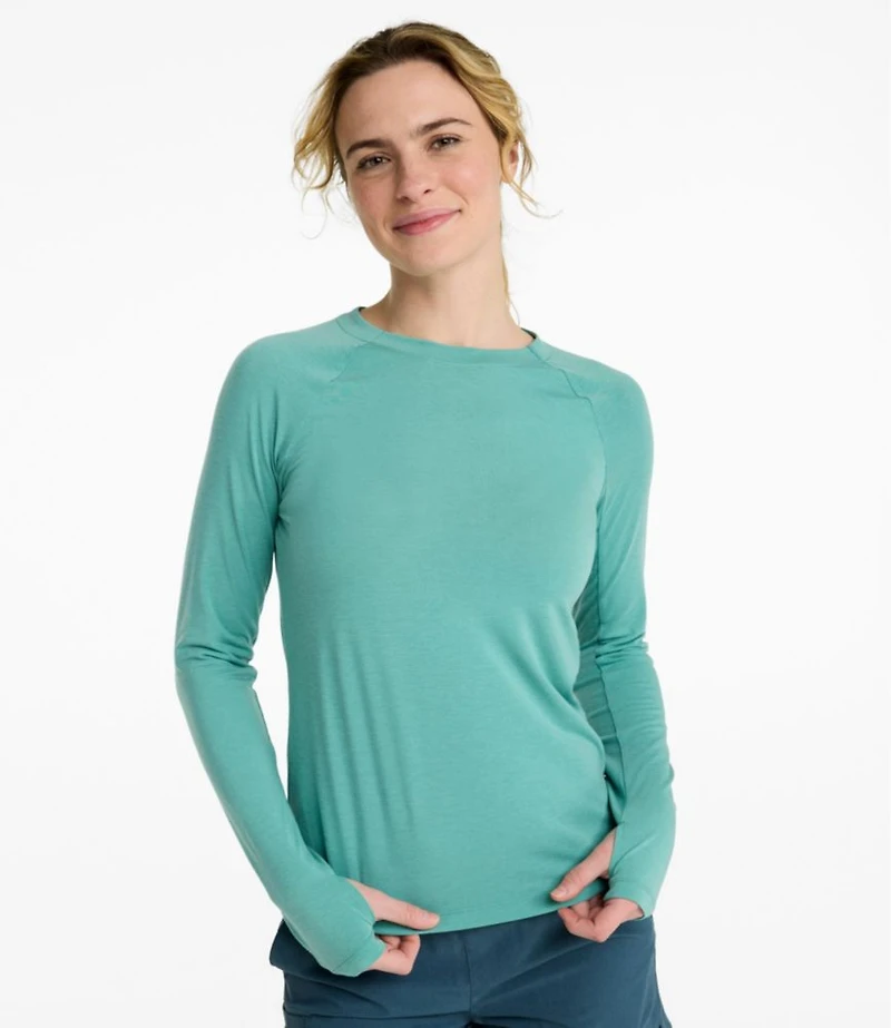 Women's SunSmart Comfort Crew, Long-Sleeve