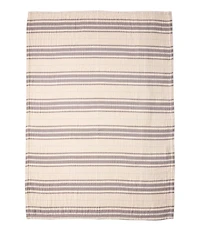 Lightweight Cotton Gauze Throw, Stripe