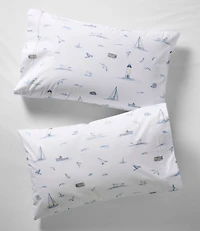 Nautical Boats Percale Sheet Collection