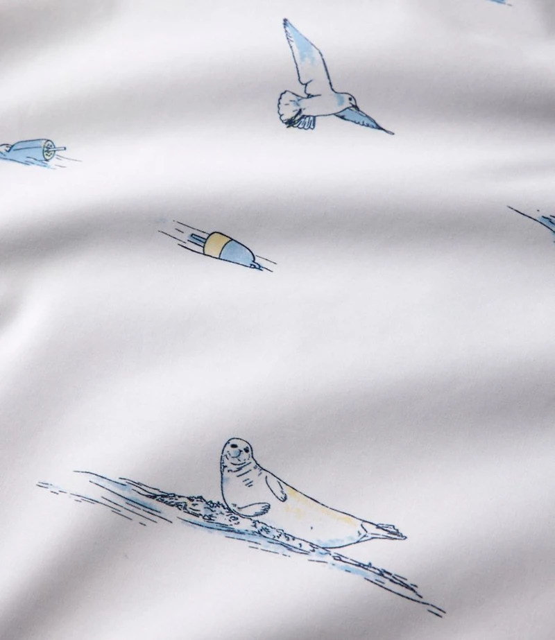 Nautical Boats Percale Sheet Collection