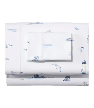 Nautical Boats Percale Sheet Collection