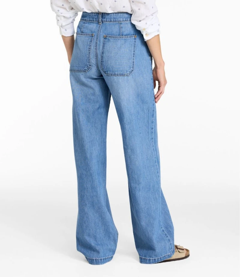Women's 207 Vintage Lightweight Jeans, Mid-Rise Wide-Leg
