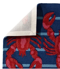 Indoor/Outdoor Vacationland Rug, Lobsters