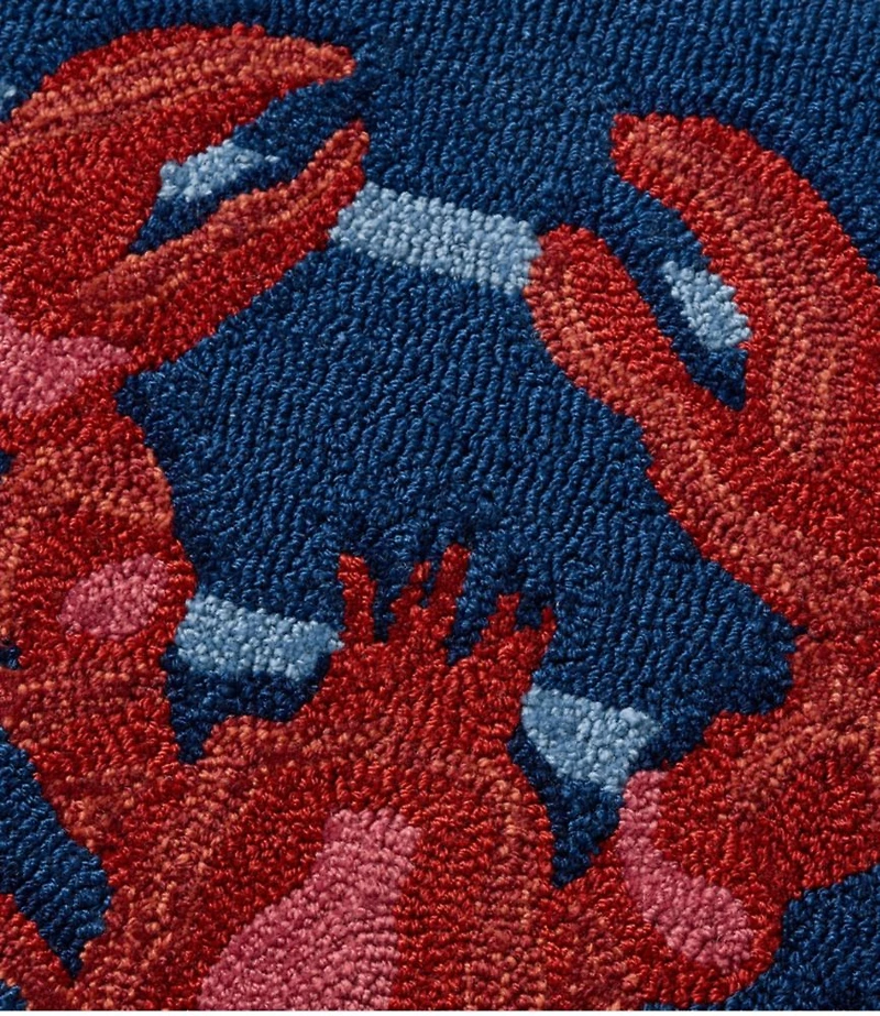 Indoor/Outdoor Vacationland Rug, Lobsters