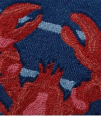 Indoor/Outdoor Vacationland Rug, Lobsters