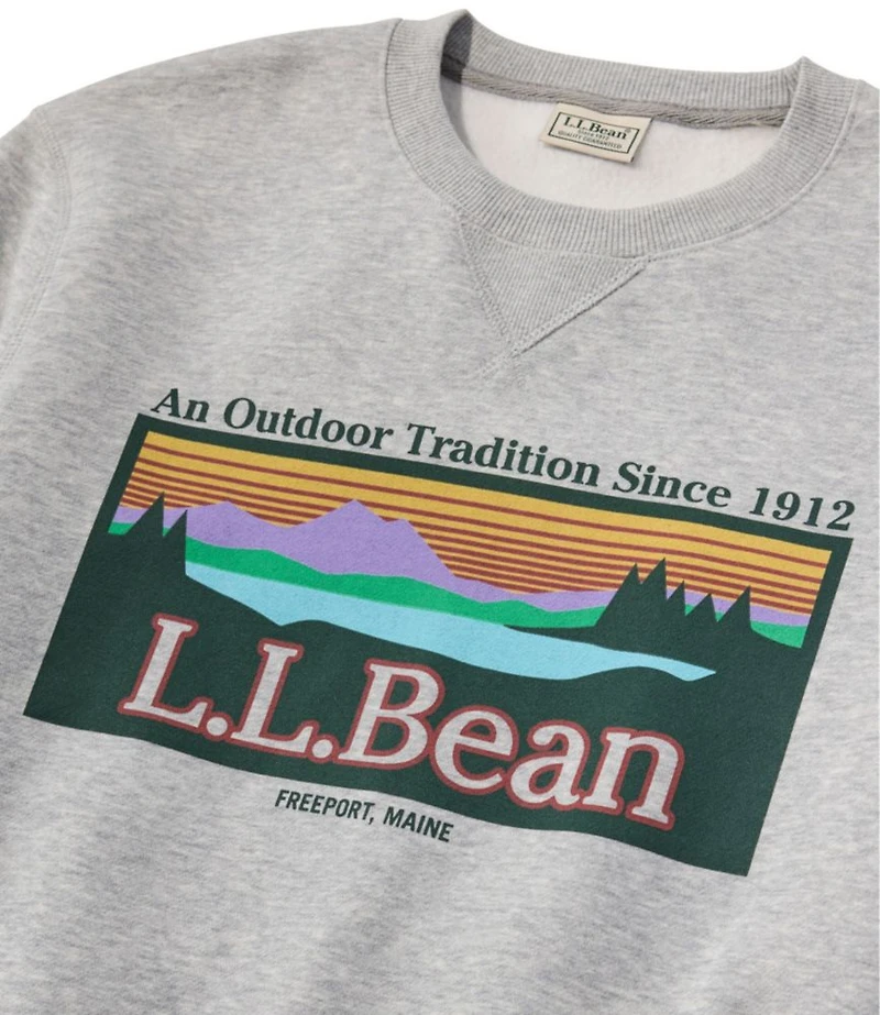 Men's Essential Graphic Sweatshirts, Crewneck