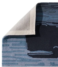 Indoor/Outdoor Vacationland Runner, Coastal Whale