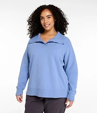 Women's Bean's Cozy Splitneck Pullover Sweatshirt