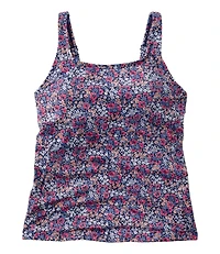 Women's L.L.Bean Coastal Essential Scoop Tankini Top, Print